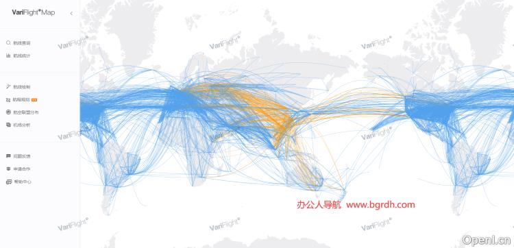 飞常准variflight航线图插图 飞常准variflight航线图
