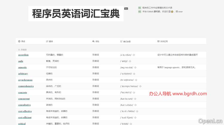 程序员英语词汇宝典插图 程序员英语词汇宝典