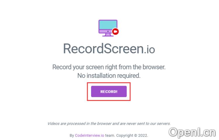 RecordScreen(在线录屏工具)插图 RecordScreen(在线录屏工具)