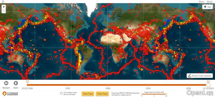 Seismic Explorer 全球地震地图