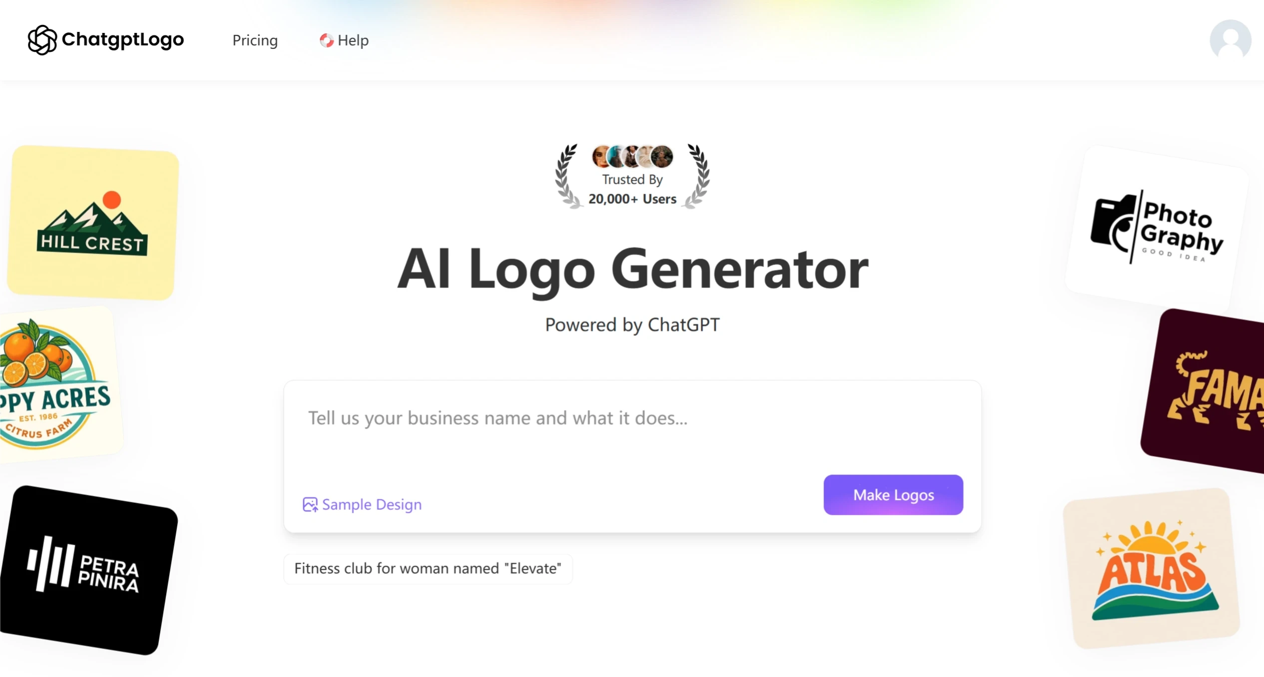 ChatGptLogo: ChatGPT驱动的AI Logo生成器 ChatGptLogo
