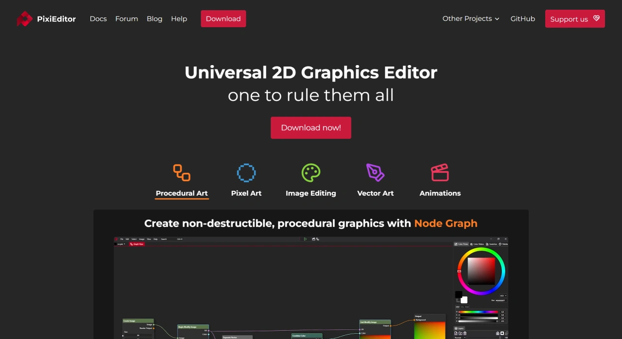 PixiEditor:一款免费开源的的2D图形编辑软件 PixiEditor