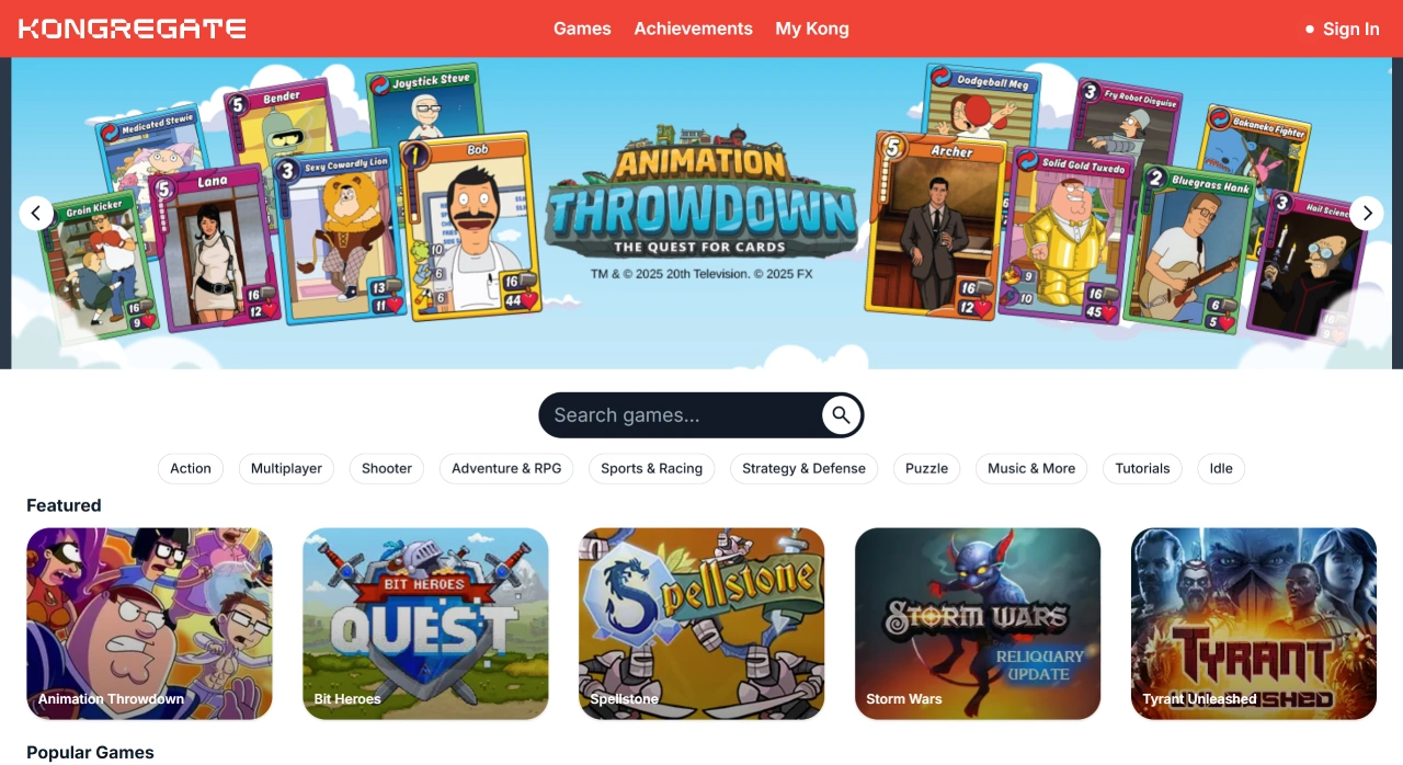 Kongregate(图1) Kongregate