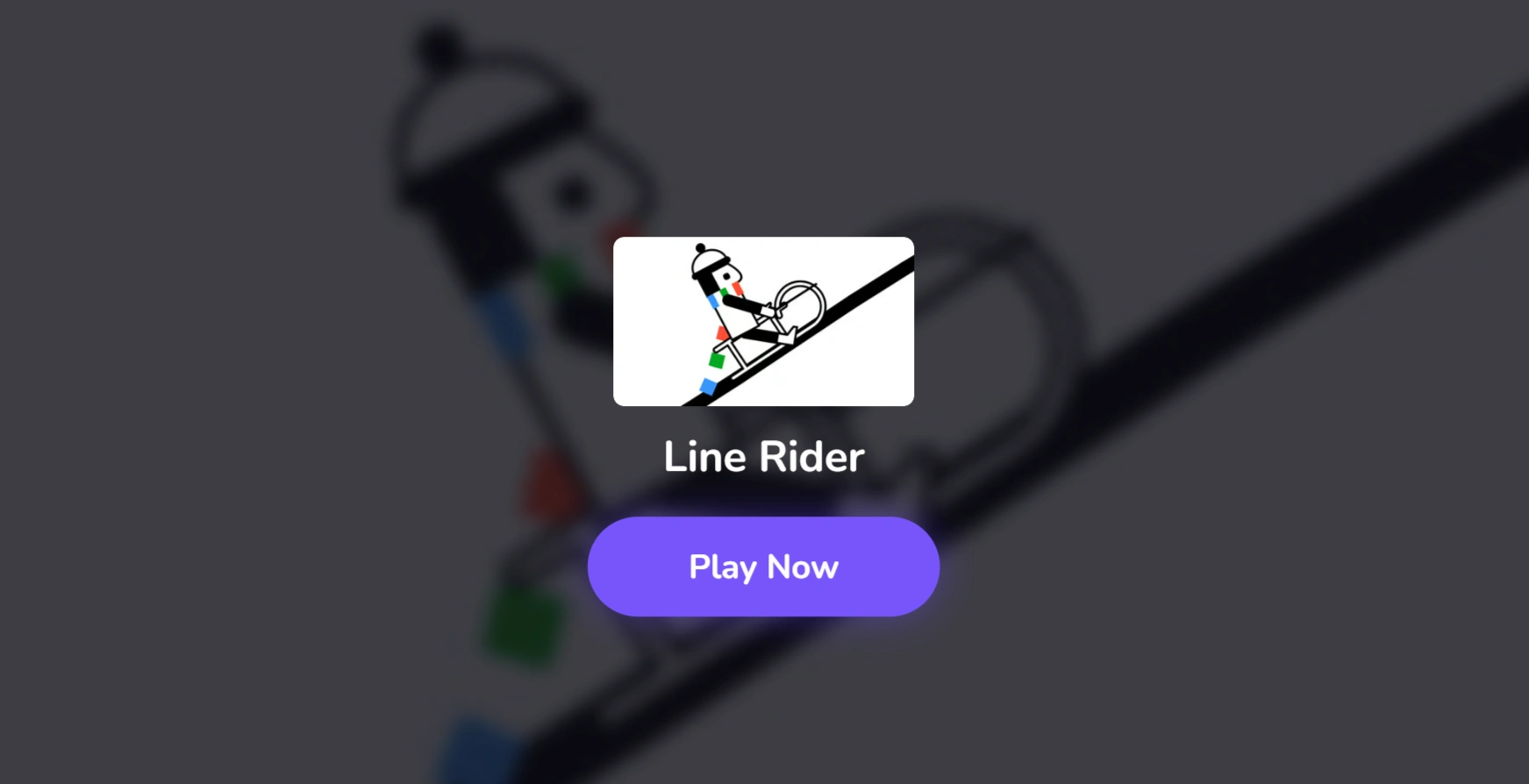 Linerider:一款经典的物理模拟游戏 Linerider