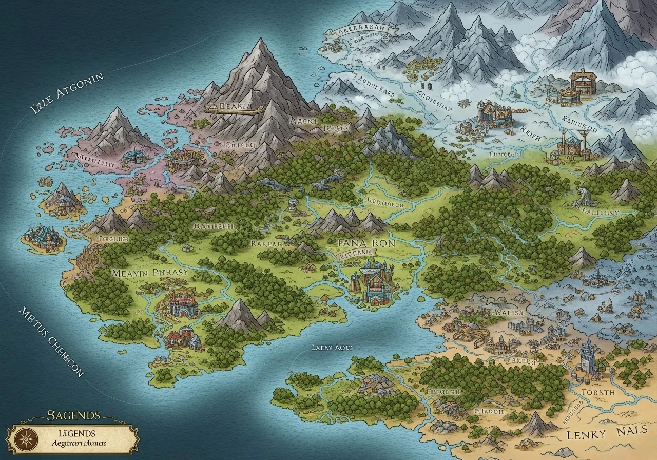 FantasyGen:在线AI奇幻地图生成器 FantasyGen