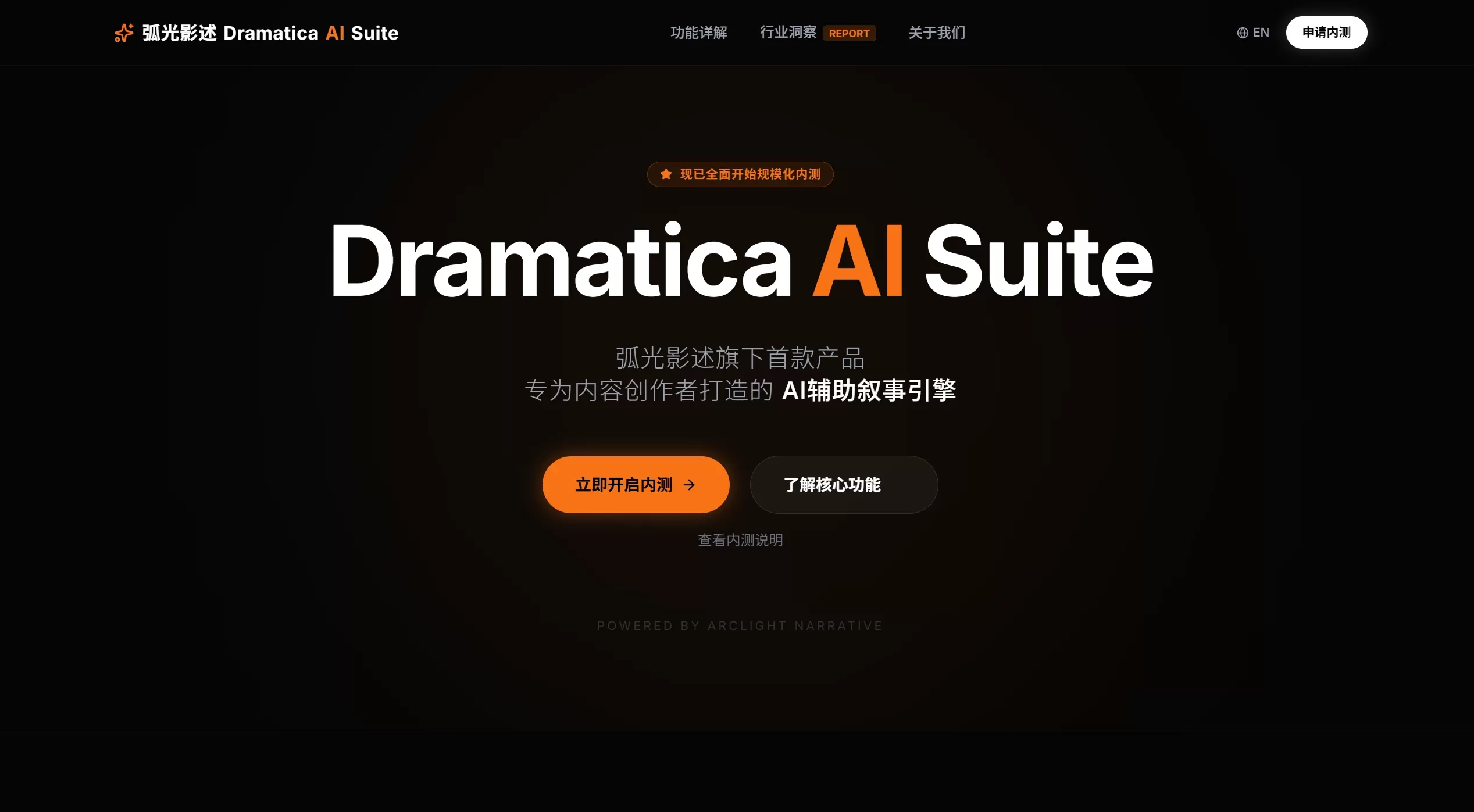 Dramatica AI Studio(图1) Dramatica AI Studio