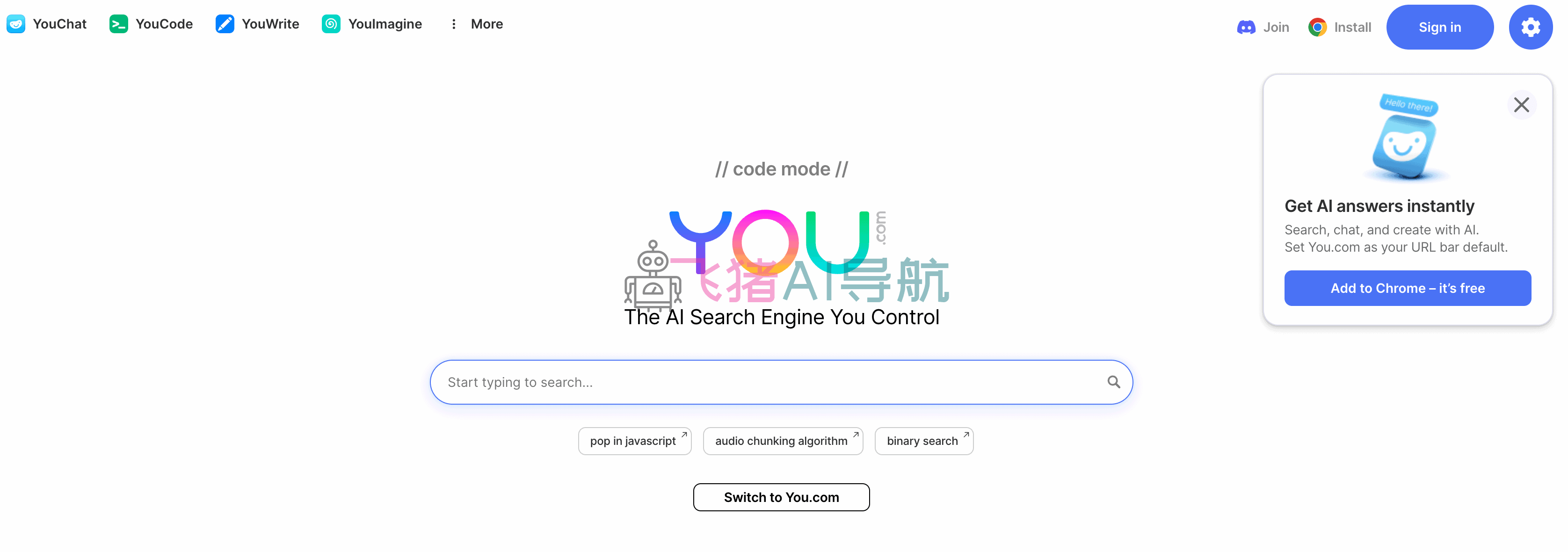 you