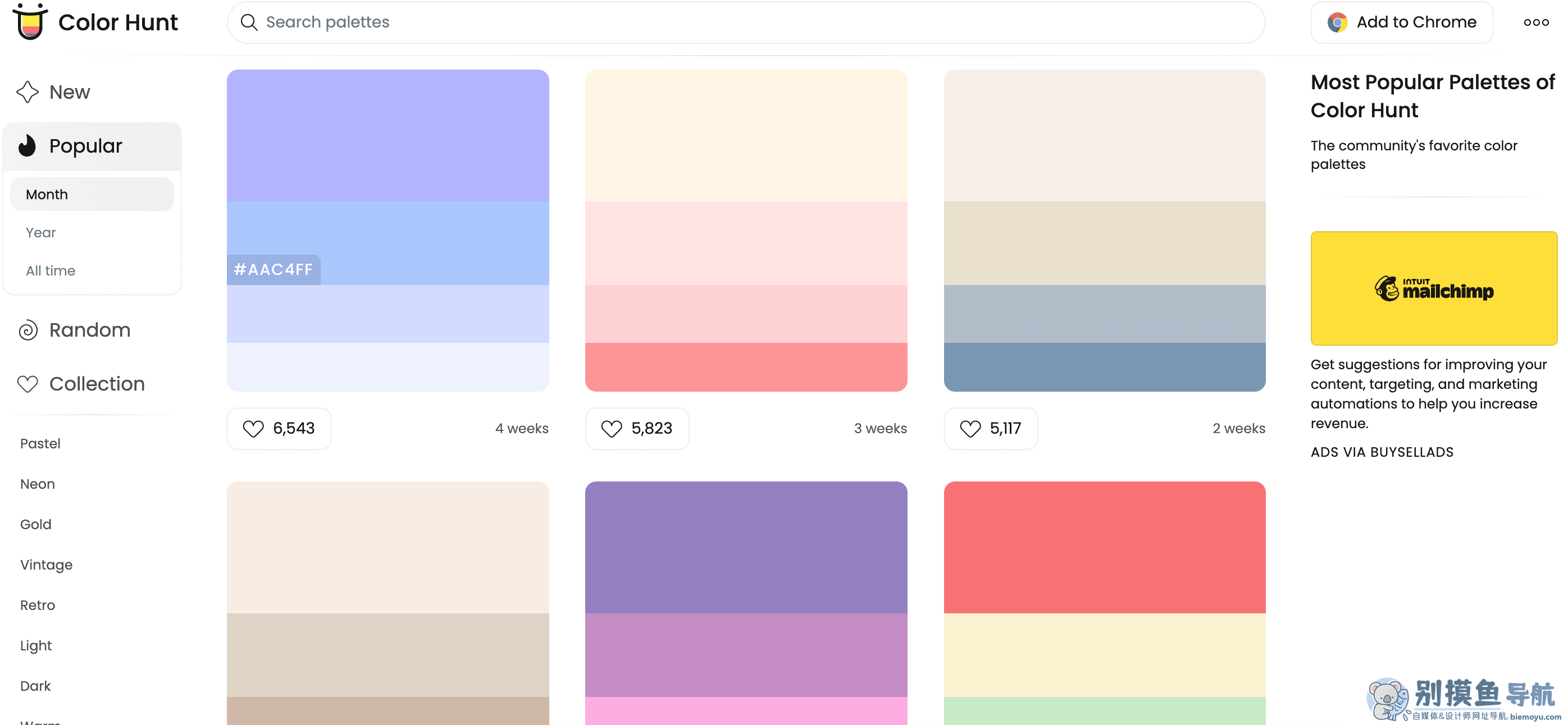 color hunt