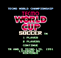 Tecmo世界杯足球(欧版)