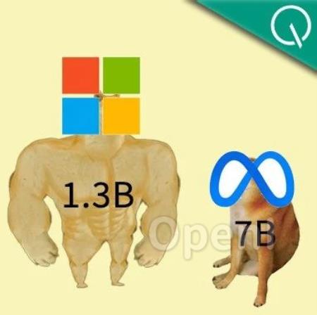 1.3>7?微软新模型“以小博大”战胜Llama2,网友:用Benchmark训练的吧?