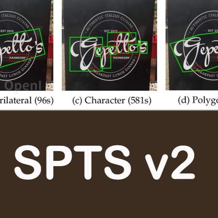 单点端到端文本检测识别框架速度提升19倍!华科、华南理工等联合发布SPTS v2