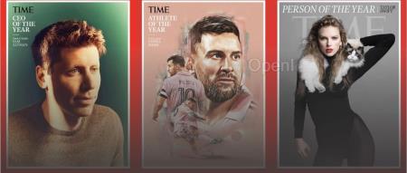 Sam Altman当选“TIME时代周刊”2023年度最佳CEO!还有梅西、Taylor Swift当选...