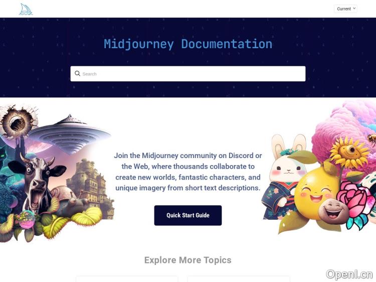 MJ官方指南手册 - Midjourney Documentation and User Guide【全英文】