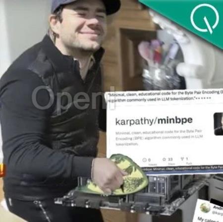 离开OpenAI的大神卡帕西「开课了」：新项目日增千星，还是熟悉的min代码风