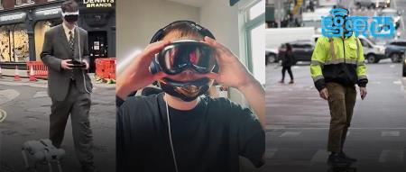 拿到苹果Vision Pro玩疯了！戴着它遛机器狗开特斯拉，住在里面打工和生活，仿佛未来世界