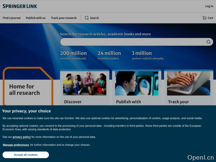 全球最大的在线科学、技术和医学(STM)领域学术资源