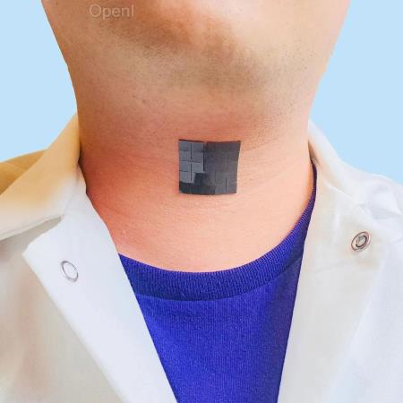 非侵入设备贴在脖子上，就能代替人类发声，研究登《自然通讯》