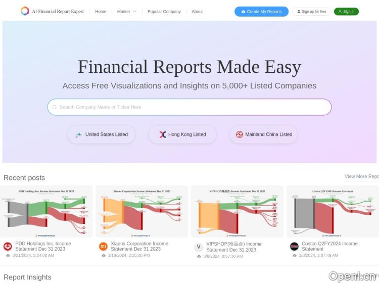 AI Financial Report Expert