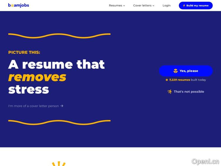 BeamJobs Free AI Cover Letter Generator