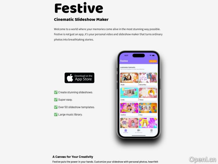 Festive Slideshow Maker