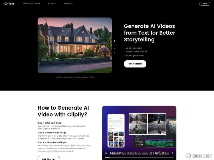 Clipfly AI Video Generator