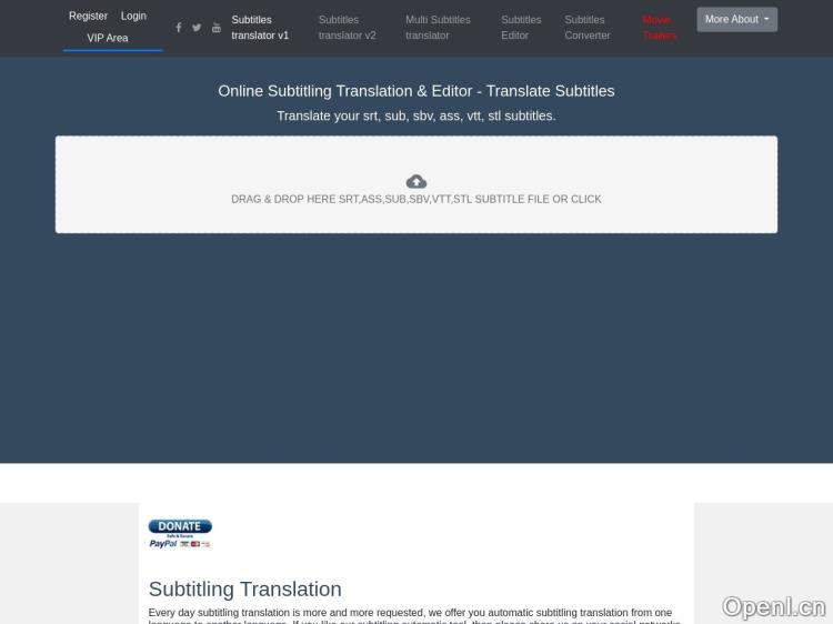 Subtitle Translator
