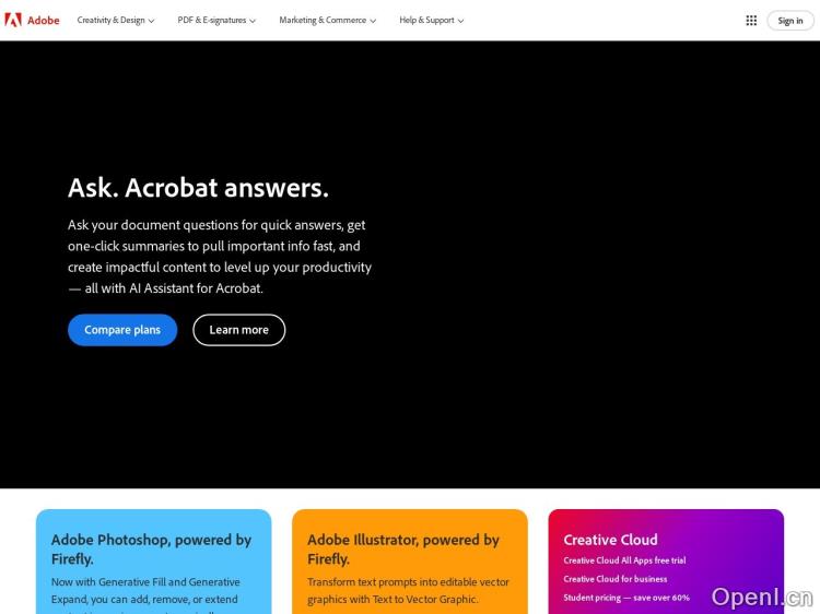 Adobe’s QR Code Generator
