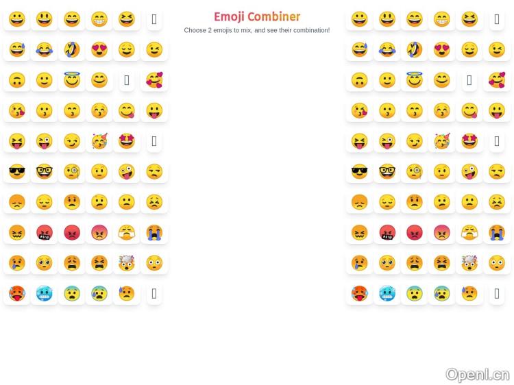 Emoji Combiner