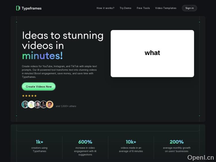 Tweet to Video AI