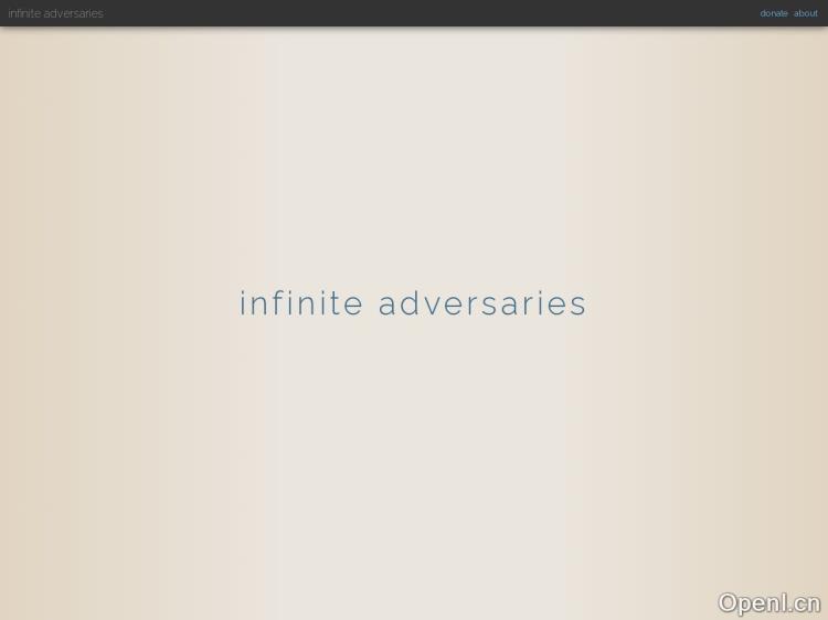 Infinite Adversaries