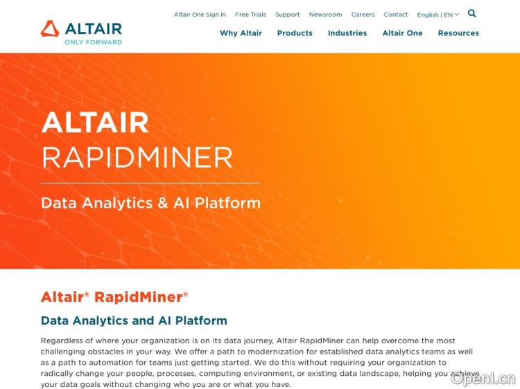 RapidMiner AI Platform