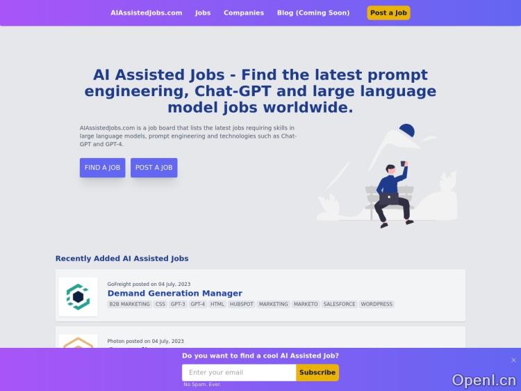 AI Assisted Jobs