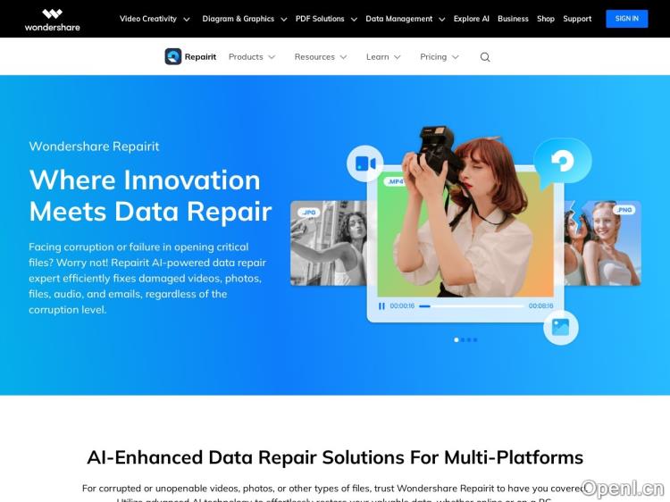 Wondershare Online AI Old Photo Restoration