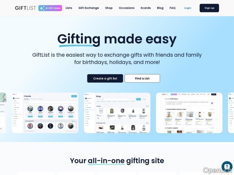 GiftList Genie: AI-Powered Gift Ideas Generator