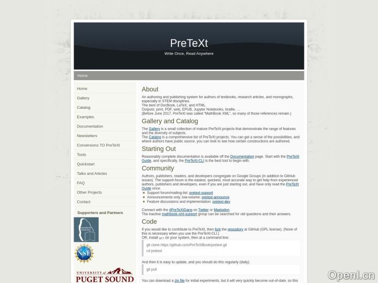 PreTeXt