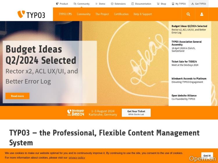 TYPO3 CMS