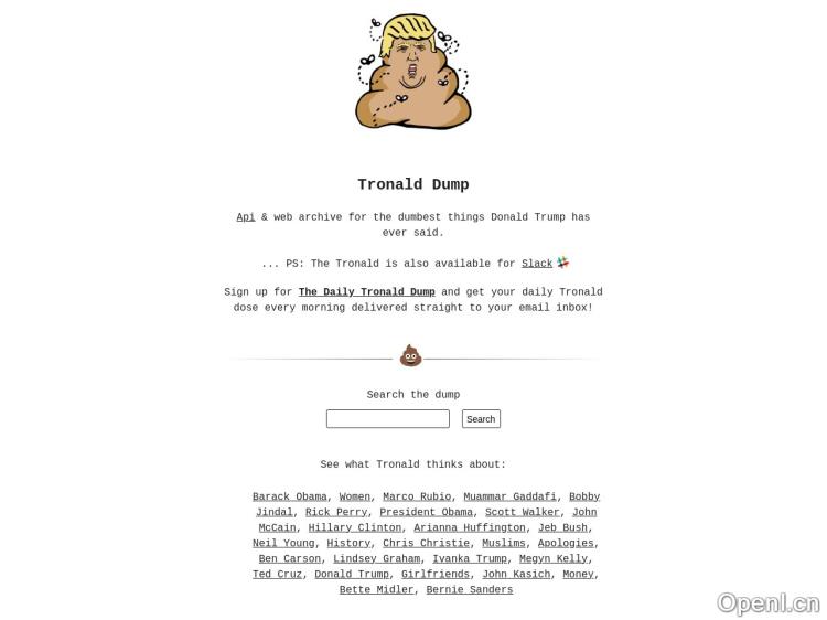 Tronald Dump