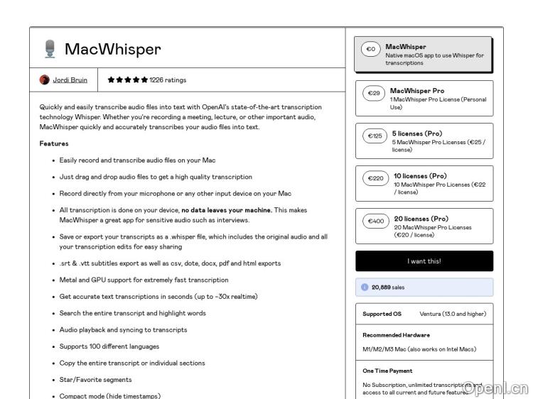MacWhisper
