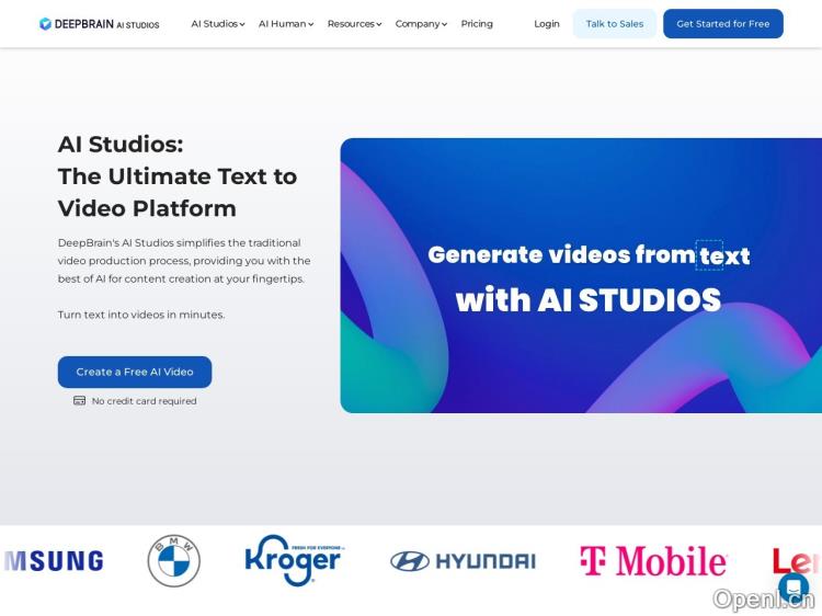 Deep Brain – AI STUDIOS