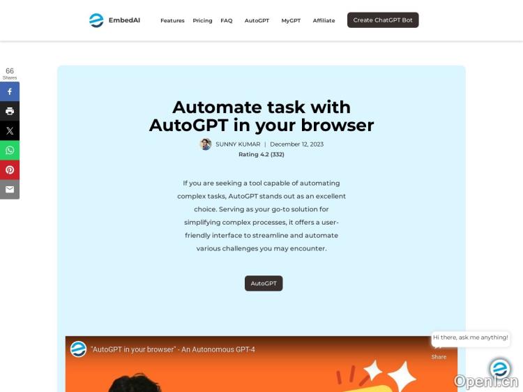 AutoGPT – An Autonomous GPT-4