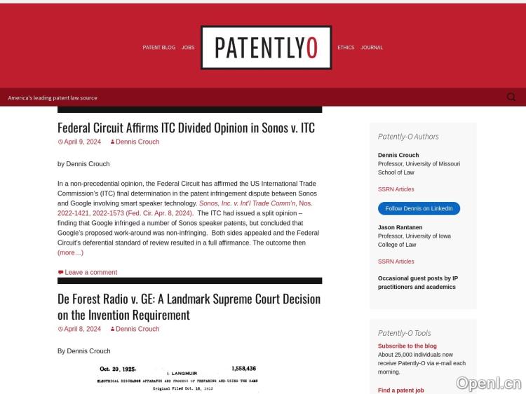 PatentlyO