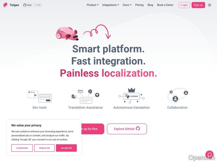 Tolgee AI translator