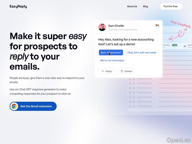 Easy Reply Gmail Extension