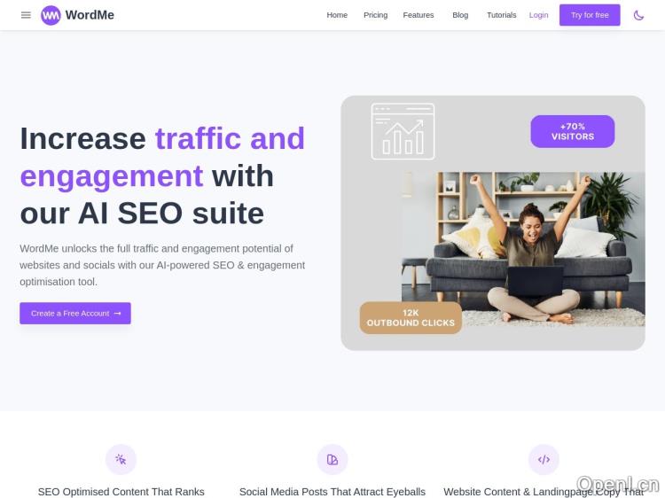AI SEO Writer Wordme