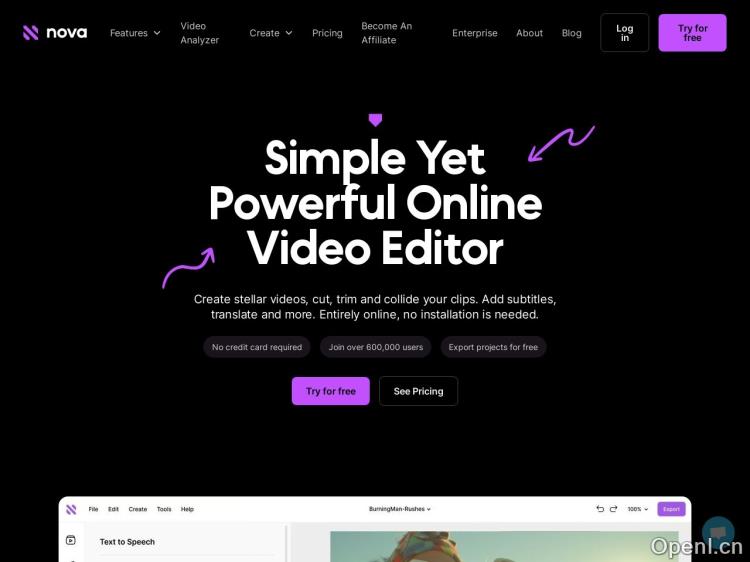 Nova A.I. Video Analysis and Search