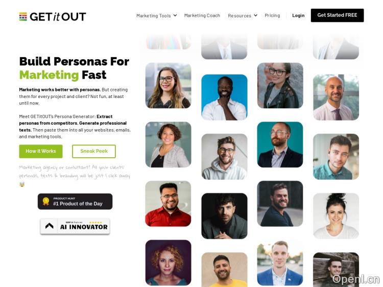 AI Persona Generator by GETitOUT