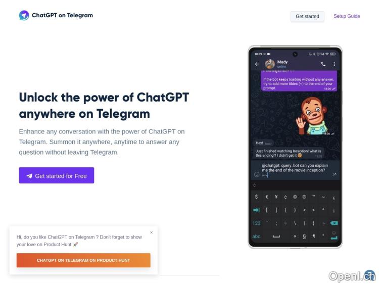 ChatGPT on Telegram