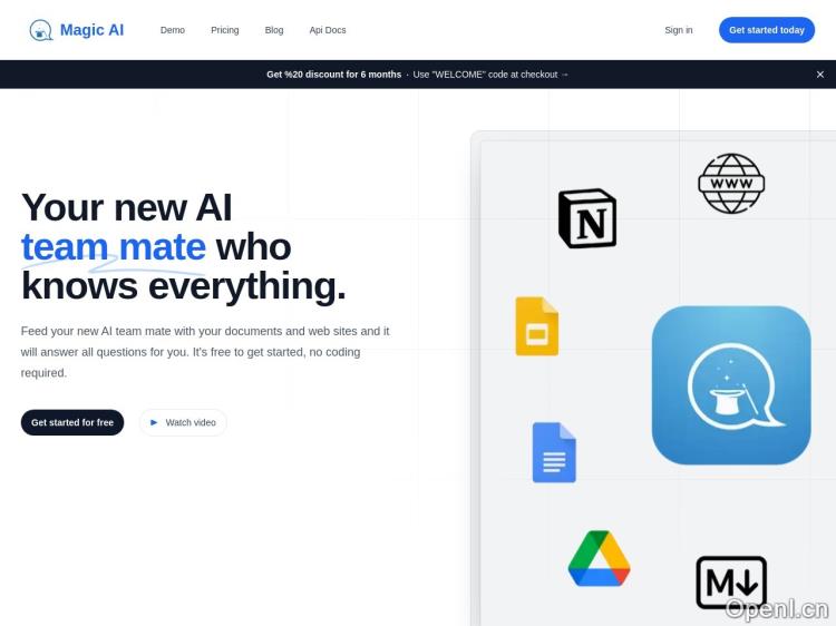 MagicAI Chatbots