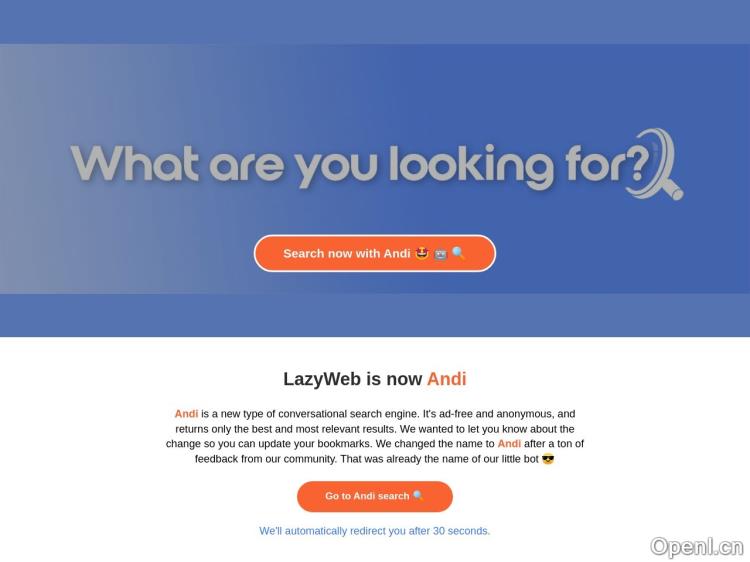 LazyWeb Alpha
