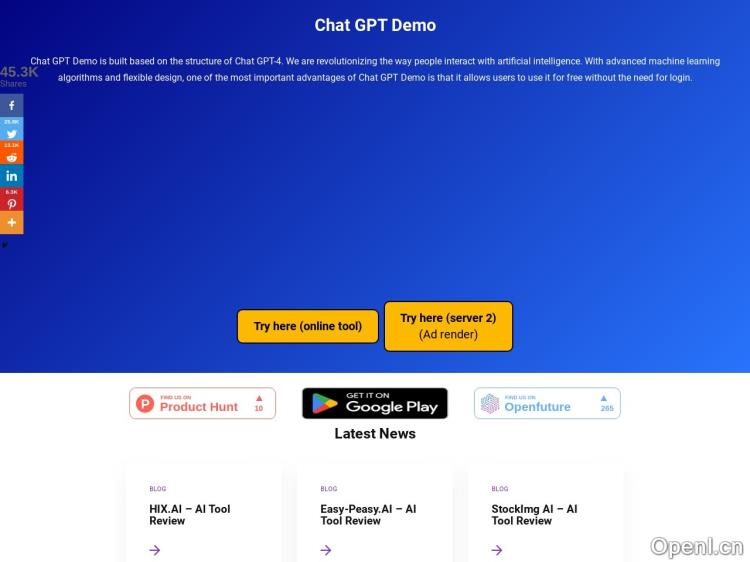 Chat GPT Demo
